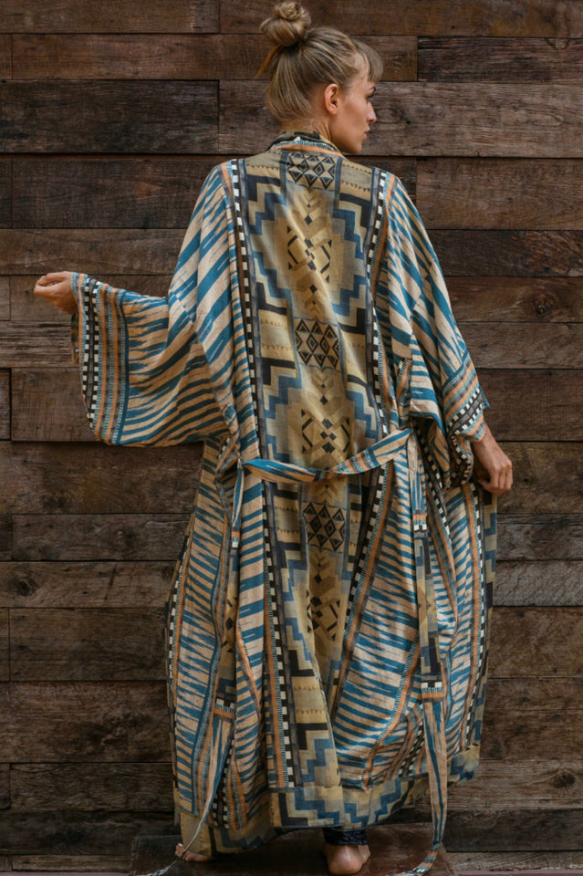 Boho Tie Dye Kimono Blouse - Seldom Seen Styles