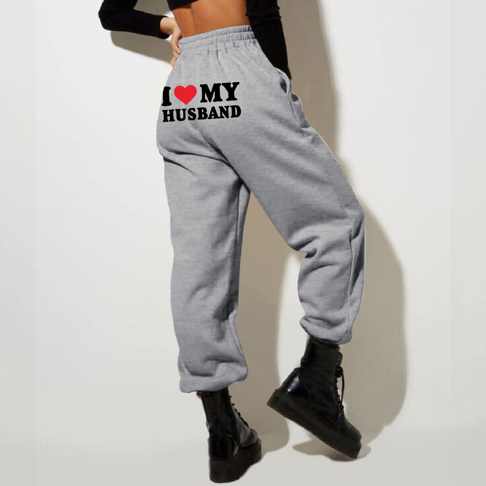 50% OFF🔥I Love My Boyfriend Sweatpants - Seldom Seen Styles