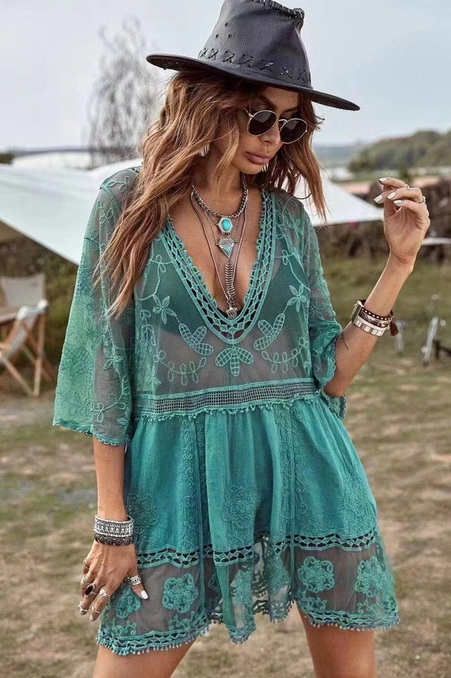 Pool Days Lace Cover Up - Seldom Seen Styles