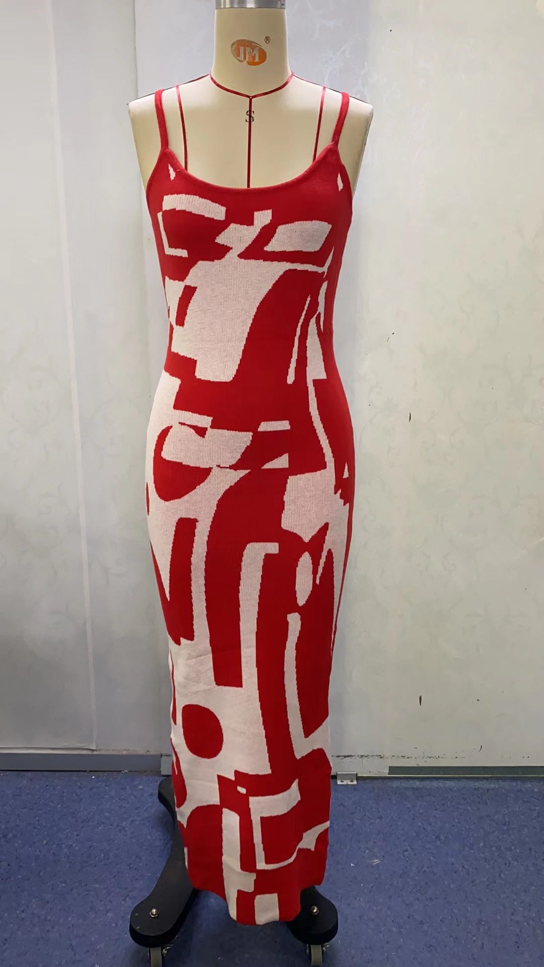 Kleider für Damen, Sommer, Strick, Aushöhlen, Sexy, Ausgehen, Midi-Maxikleid, ärmellos, langes Cut-Out-Kleid