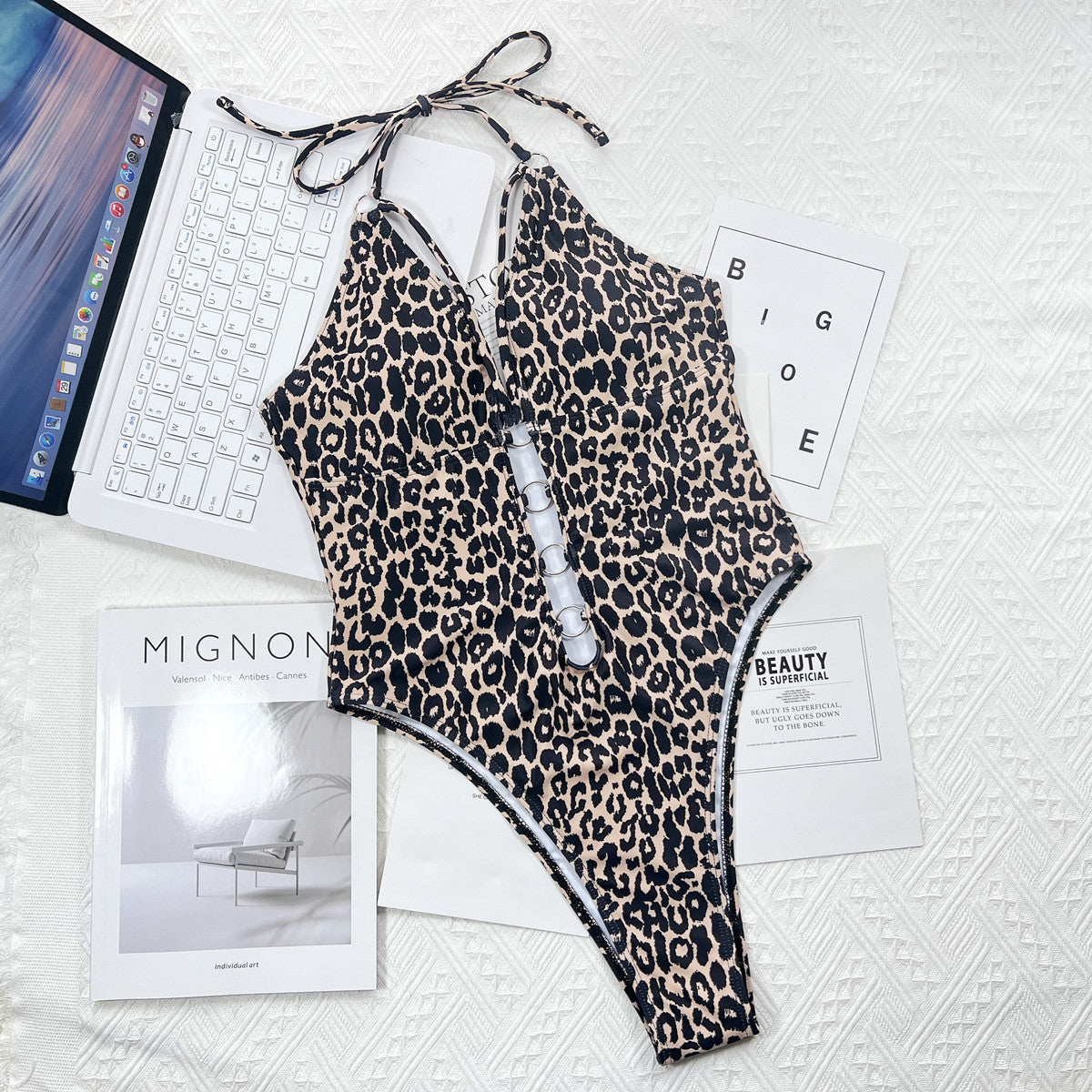 high cut one piece swimsuit