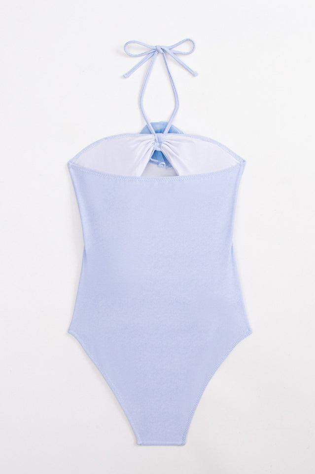 Flower Decoration One Piece Swimsuit - Seldom Seen Styles