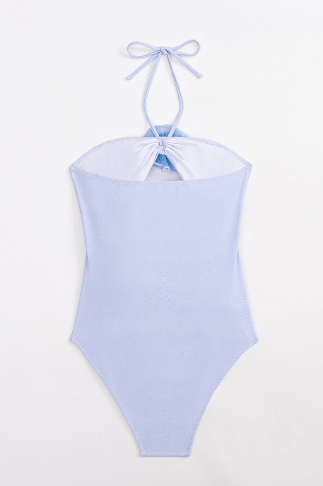 Flower Decoration One Piece Swimsuit - Seldom Seen Styles