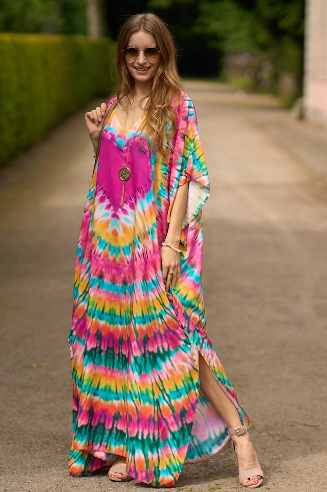 Tie Dye Cover Up Dress (11 Colors) - Seldom Seen Styles