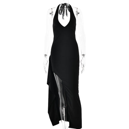 
black midi gown