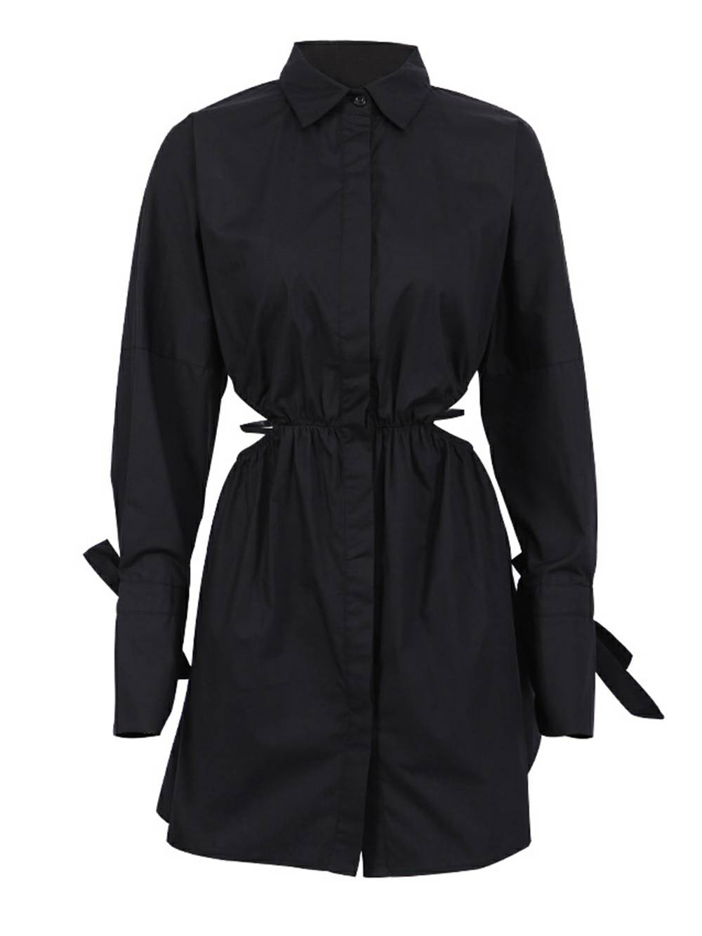 Waist Strap Detail Dropped Shoulder Dress - Seldom Seen Styles