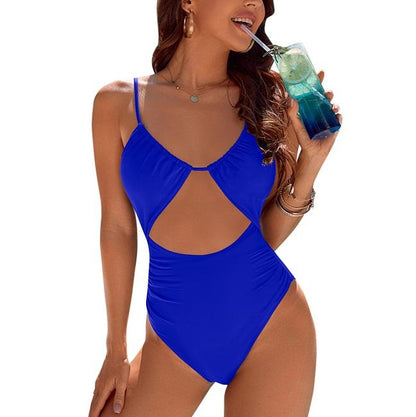 Womens One Piece Swimsuit Tummy Control Bathing Suit Sexy Flattering Cheeky High Cut Out Cute Ladies Swimwear - Seldom Seen Styles