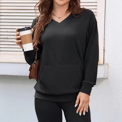 Sweatshirt for Women Long Sleeve Crewneck Sweatshirt Women Causal Loose Fit Pullover Tunic Top Fall Clothes Shirts