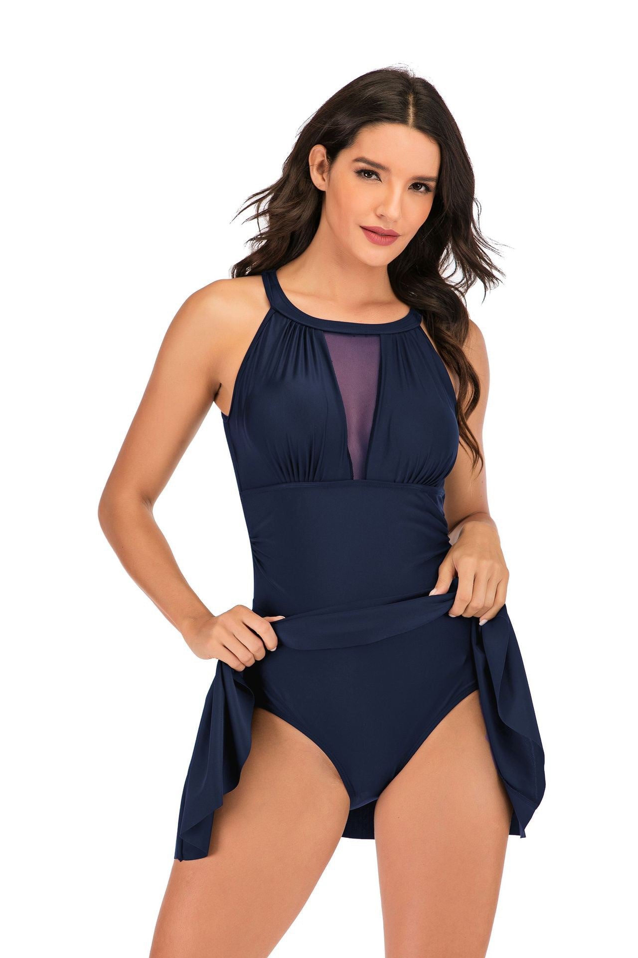 halter one piece swimsuit 