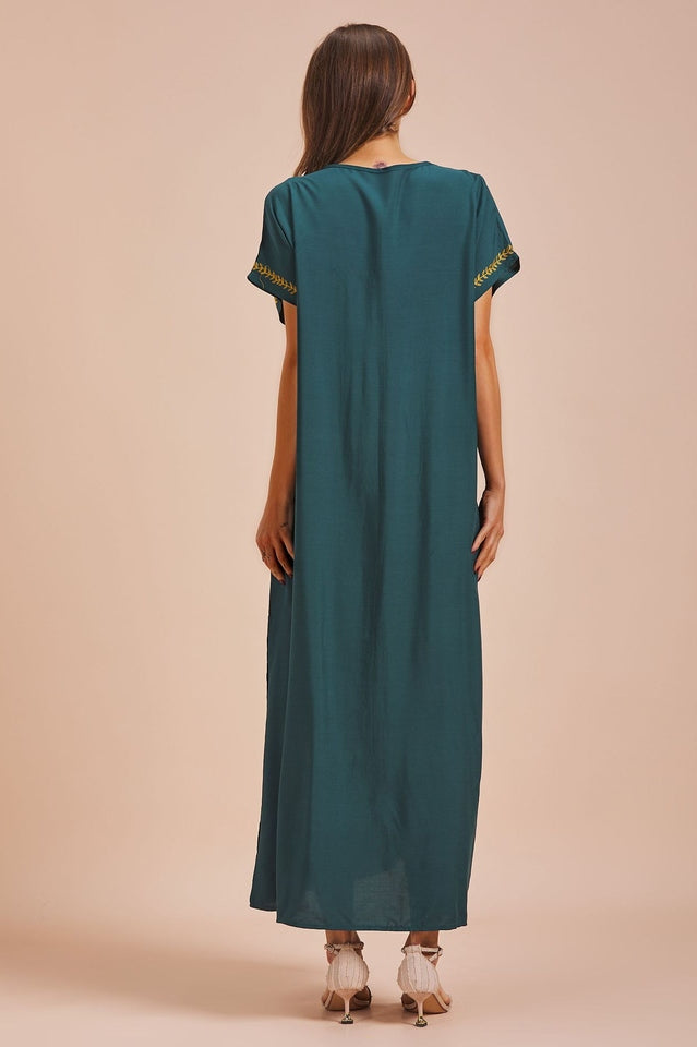 Boho Print Slit Dress - Seldom Seen Styles