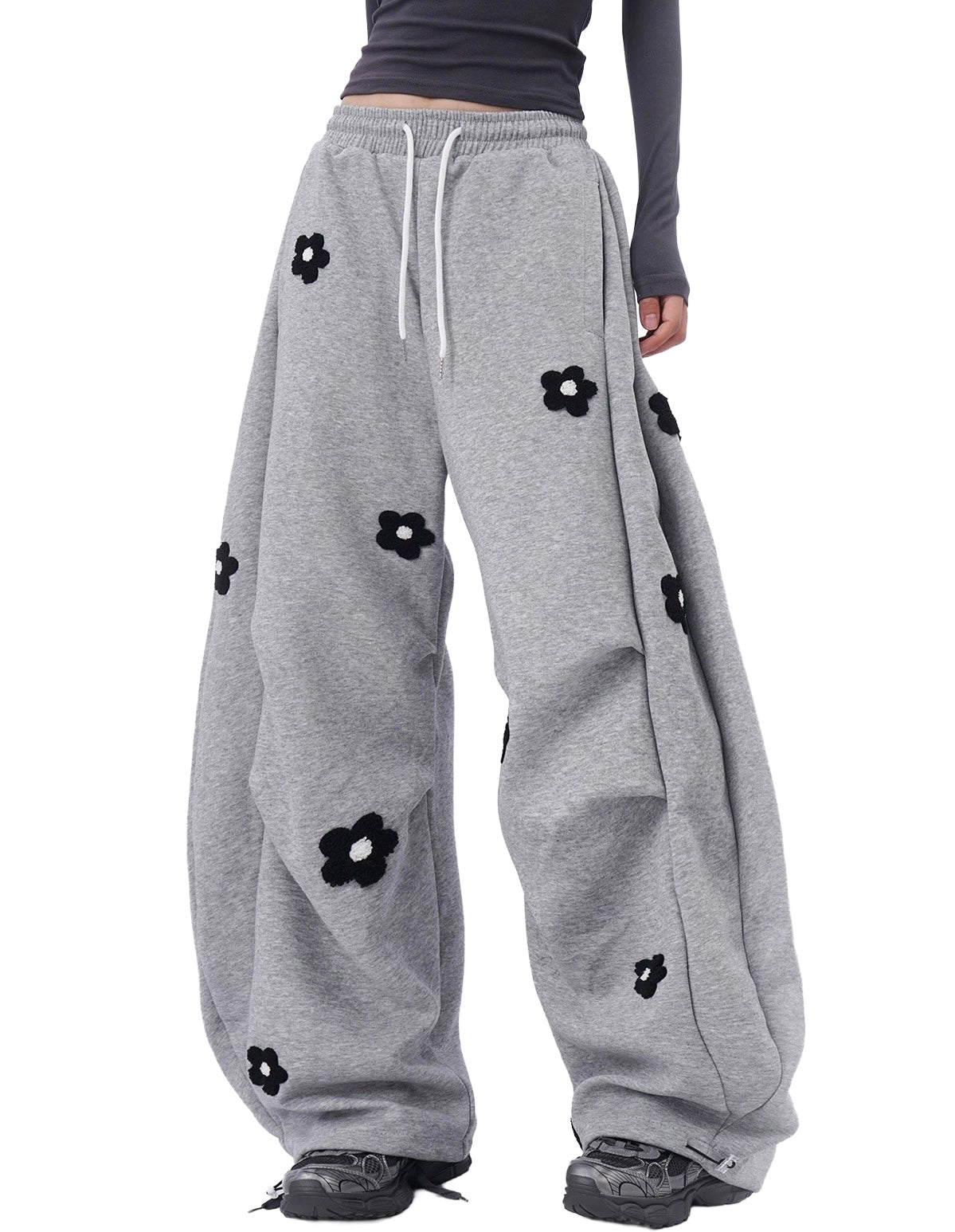 1097 FLORAL SWEATS - Seldom Seen Styles