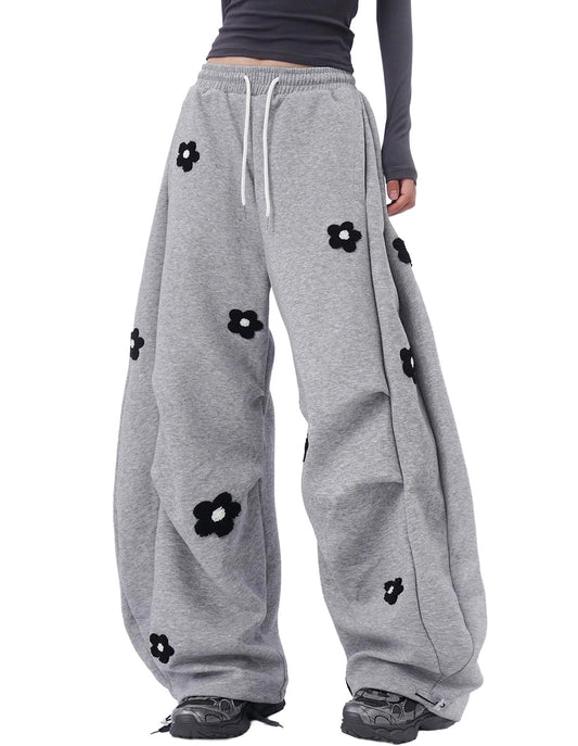 1097 FLORAL SWEATS - Seldom Seen Styles