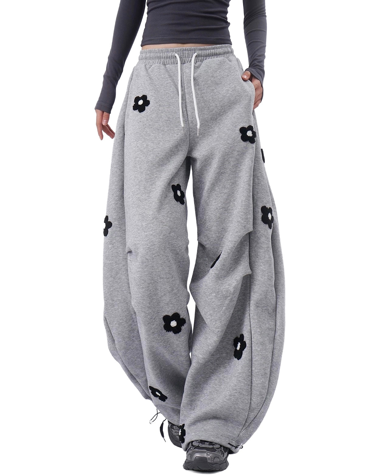 1097 FLORAL SWEATS - Seldom Seen Styles