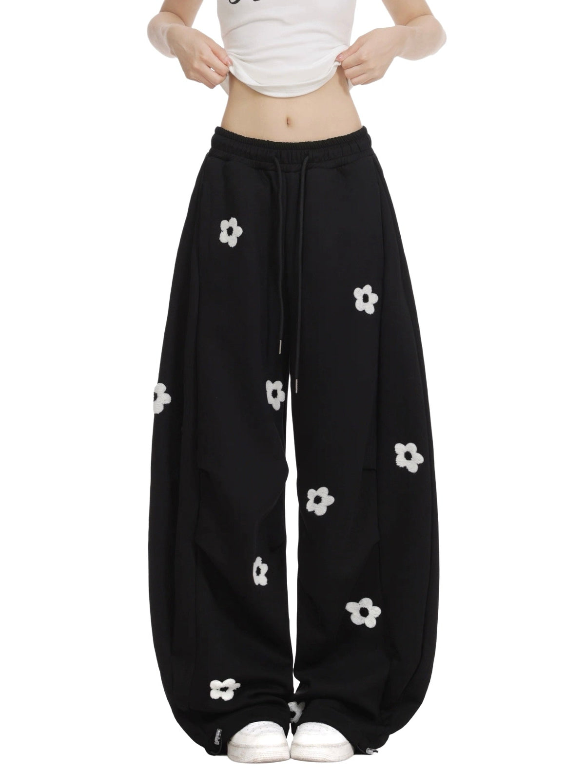 1097 FLORAL SWEATS - Seldom Seen Styles