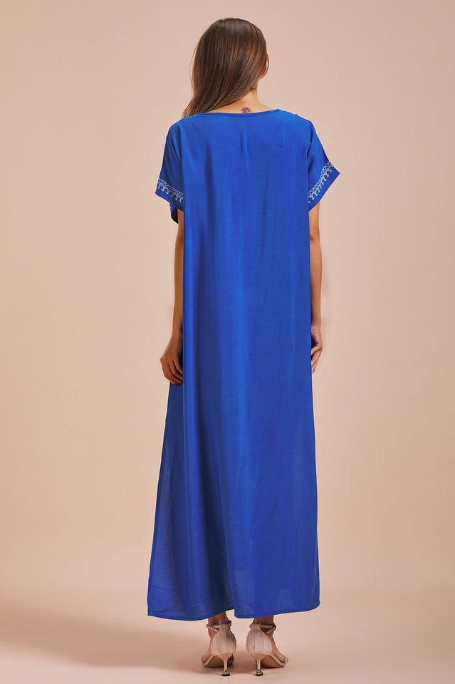 Boho Print Slit Dress - Seldom Seen Styles