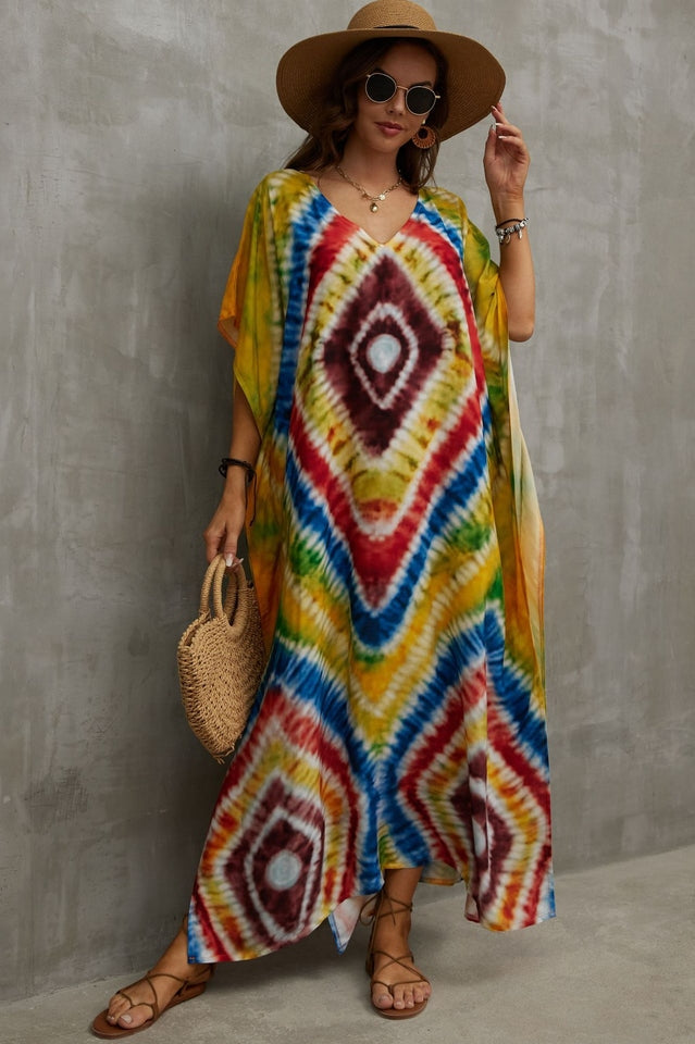 Tie Dye Cover Up Dress (19 Colors) - Seldom Seen Styles