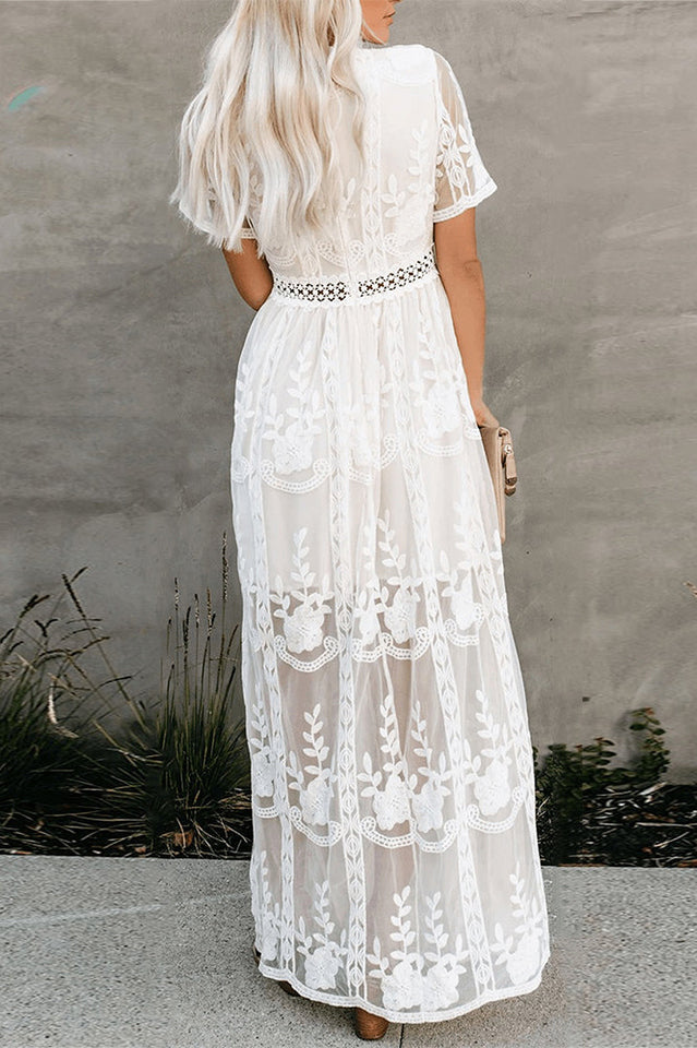 Boho Beach Cover Up Dress - Seldom Seen Styles