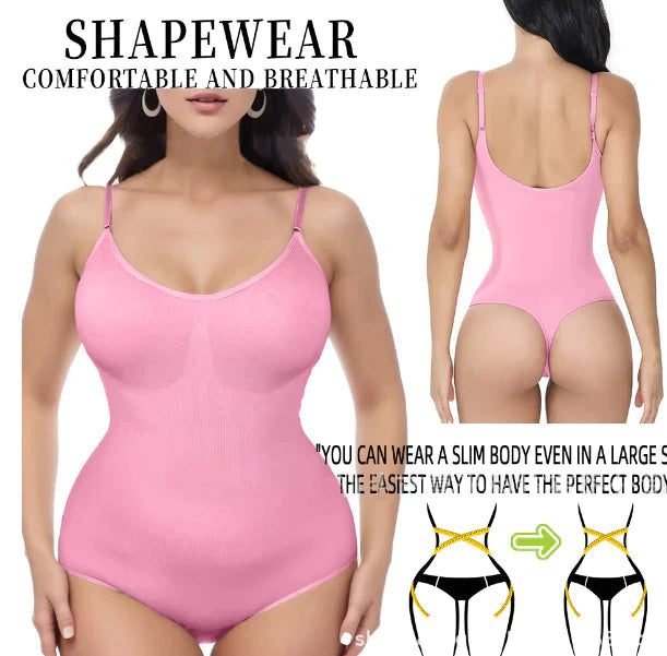 Women's Seamless Butt Lift Tummy Control Bodysuit Shapewear Slimming Compression