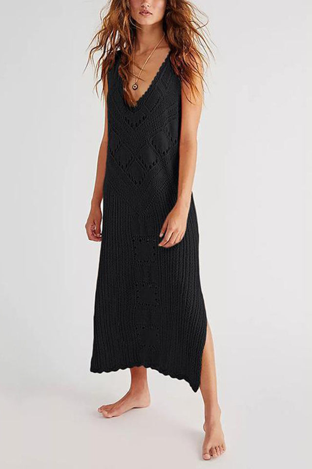 Pool Party Crochet Midi Cover Up - Seldom Seen Styles