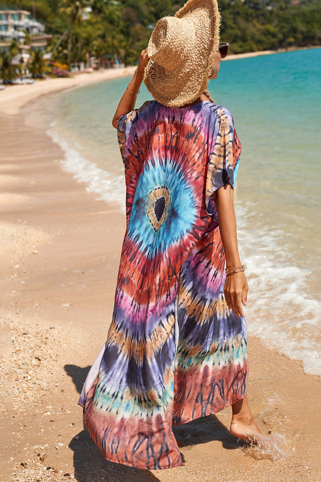 Tropical Pattern Kimono Blouse ( 29 Colors ) - Seldom Seen Styles