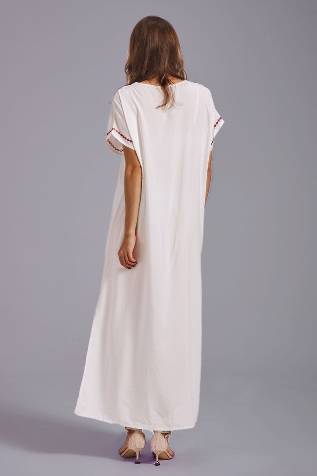 Boho Print Slit Dress - Seldom Seen Styles