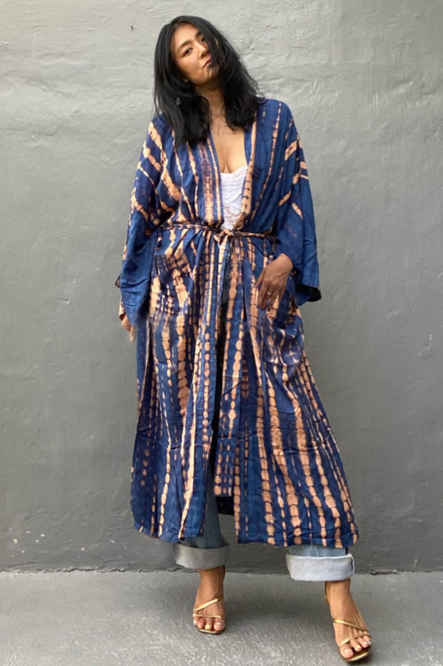 Beach Color Block Printing Cover Up - Seldom Seen Styles