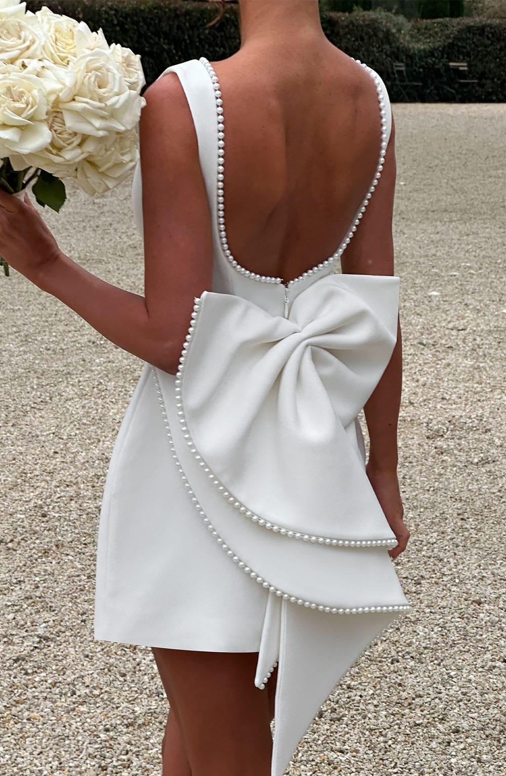 Amber | Women Wedding Guest Structured Mini Dress - Seldom Seen Styles