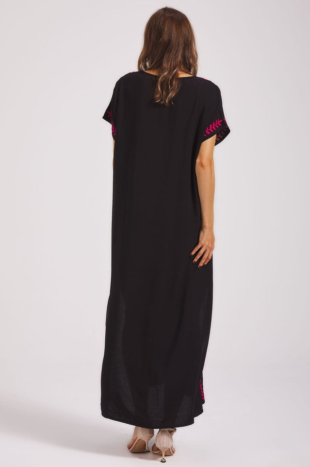 Boho Print Slit Dress - Seldom Seen Styles