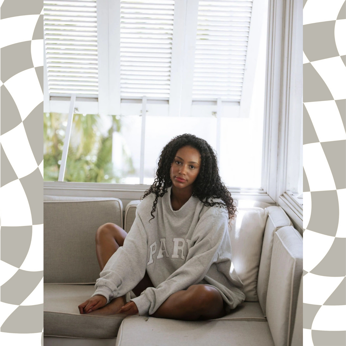 Sunkissed Varsity Mockneck - Seldom Seen Styles