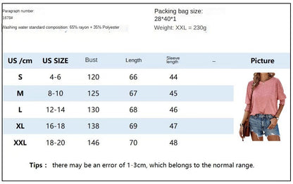 Women's 2025 Fashion Tops 3/4 Sleeve T-Shirts Cute Crewneck Basic Business Tees Blouses Casual Summer Wear Super Soft Breathable Fabric