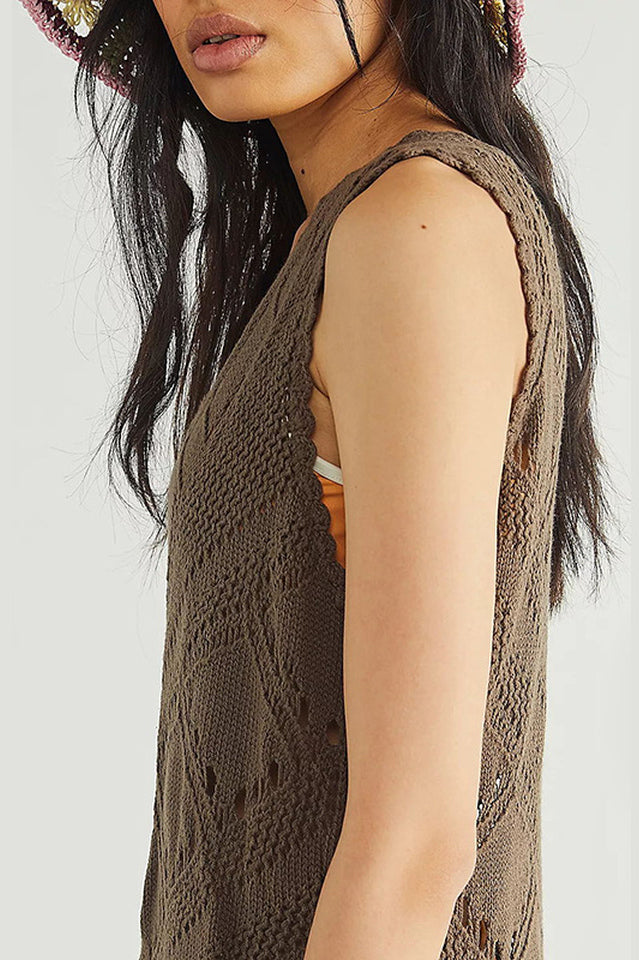 Pool Party Crochet Midi Cover Up - Seldom Seen Styles