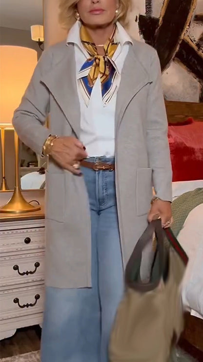 Women Lapel Temperament Commuter Jacket