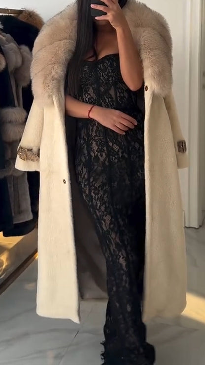 Women Fur Collar Temperament Casual Coat