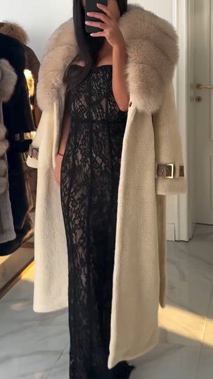 Women Fur Collar Temperament Casual Coat