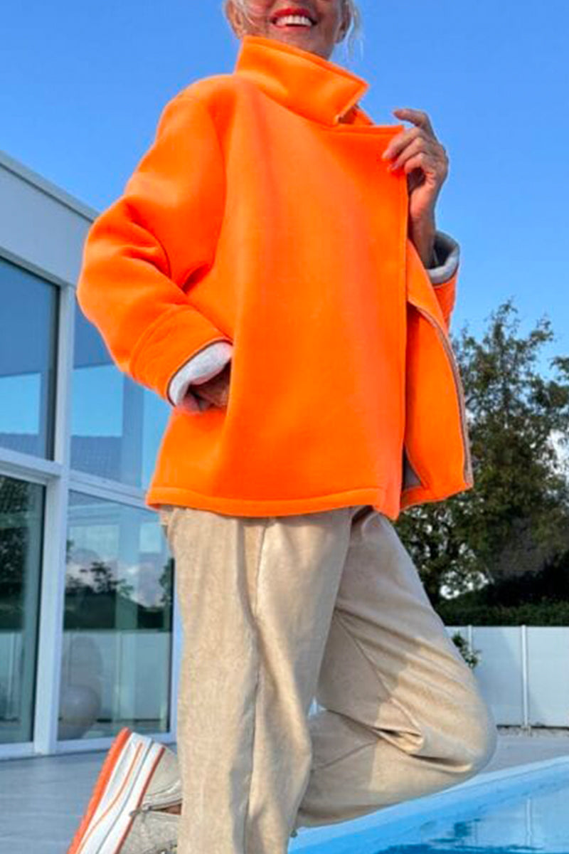 Women Stand Collar Temperament Casual Jacket - Seldom Seen Styles