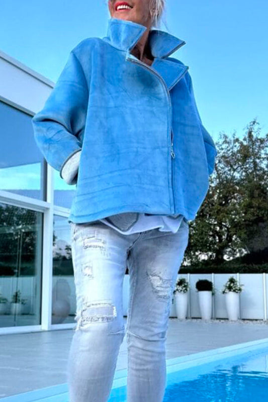 Women Stand Collar Temperament Casual Jacket - Seldom Seen Styles