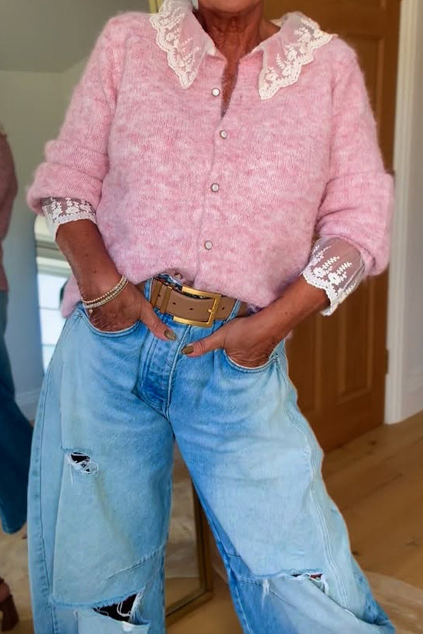 Womens Sweater V Neck Cardigan Sweaters Lightweight Fall Fashion Knit Cardigans Winter Clothes 2025 - Seldom Seen Styles