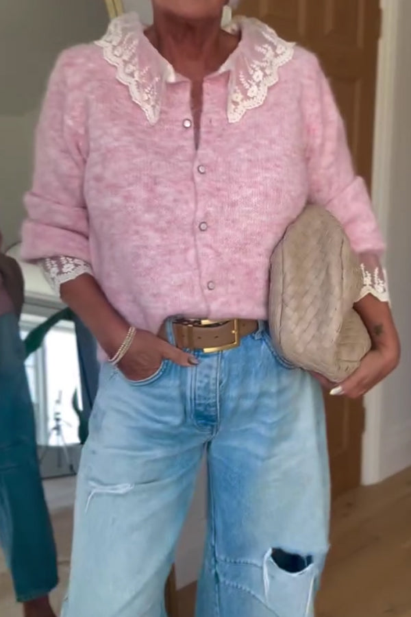 Womens Sweater V Neck Cardigan Sweaters Lightweight Fall Fashion Knit Cardigans Winter Clothes 2025 - Seldom Seen Styles