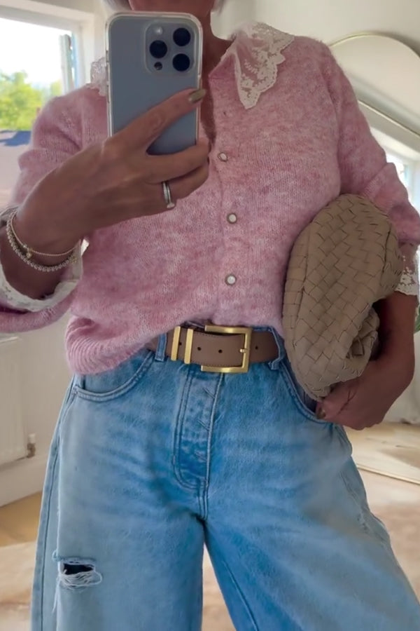 Womens Sweater V Neck Cardigan Sweaters Lightweight Fall Fashion Knit Cardigans Winter Clothes 2025 - Seldom Seen Styles