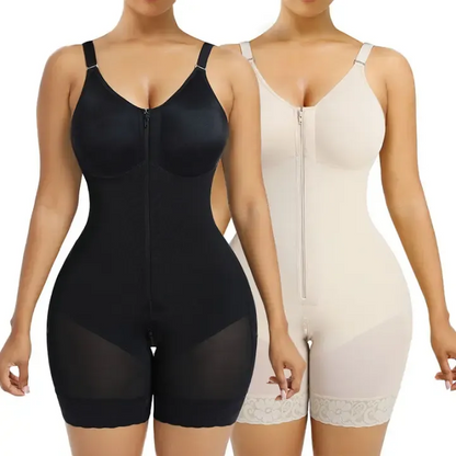 Women's Tummy Control Butt Lifter Shapewear Zipper Crotch Fajas Colombianas Slimming Body Shaper