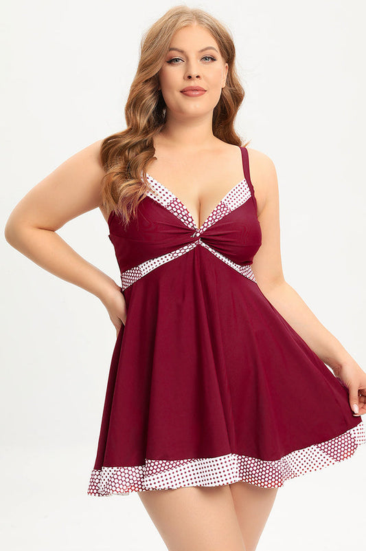 (L-5XL) Plus Size Tankini Swimsuit - Seldom Seen Styles