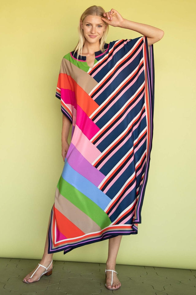 Oversize V-Neck Kaftan - Seldom Seen Styles