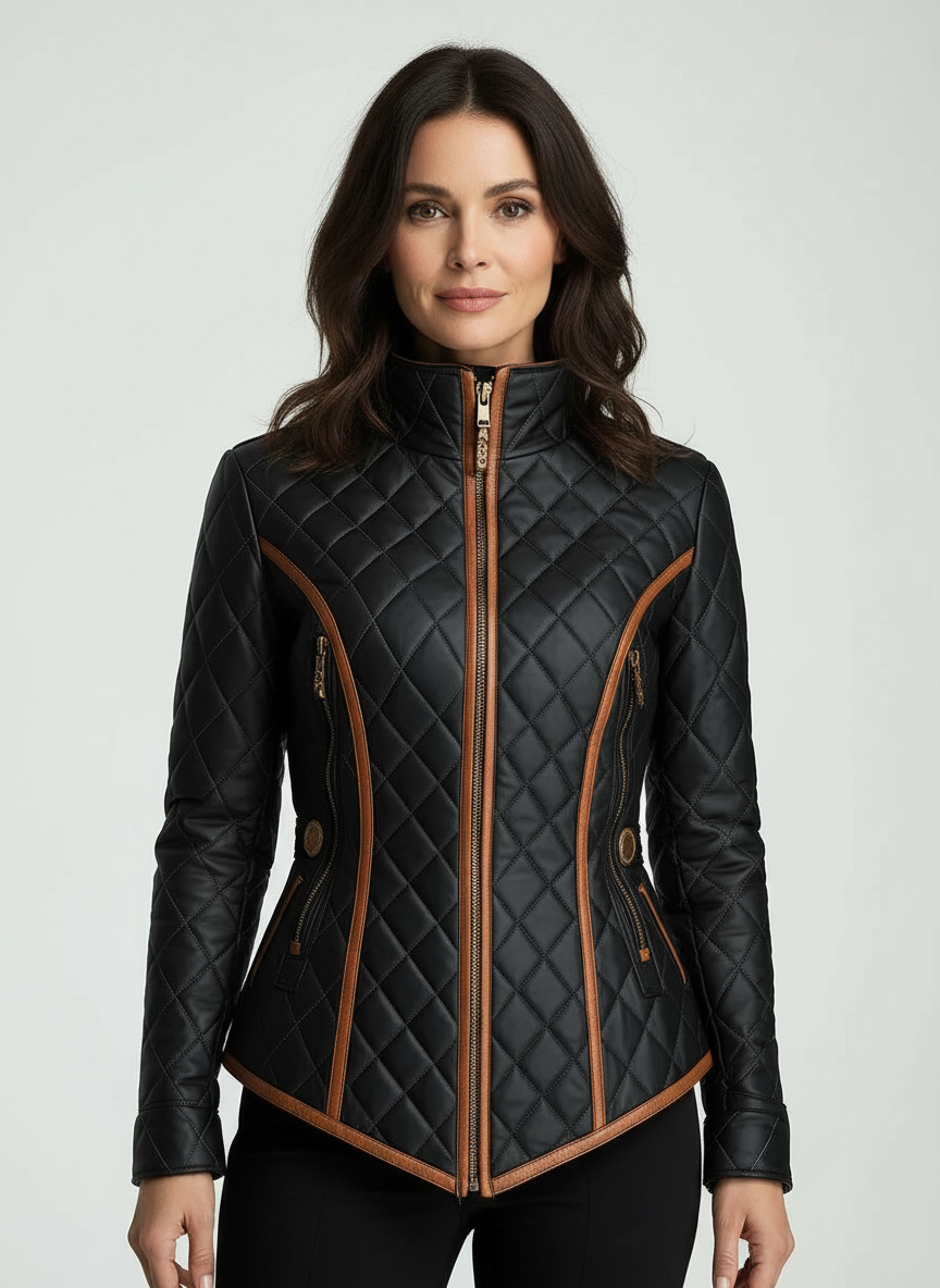 Lillian | Diamond-quilted Padded Jacket - Seldom Seen Styles