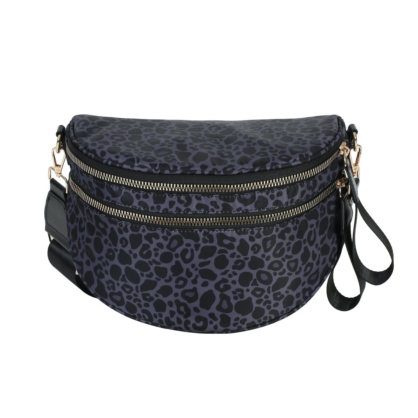 Women's Leopard Print Bum Bag Crossbody Fanny Pack Waterproof Hands Free Travel Vacation Bag