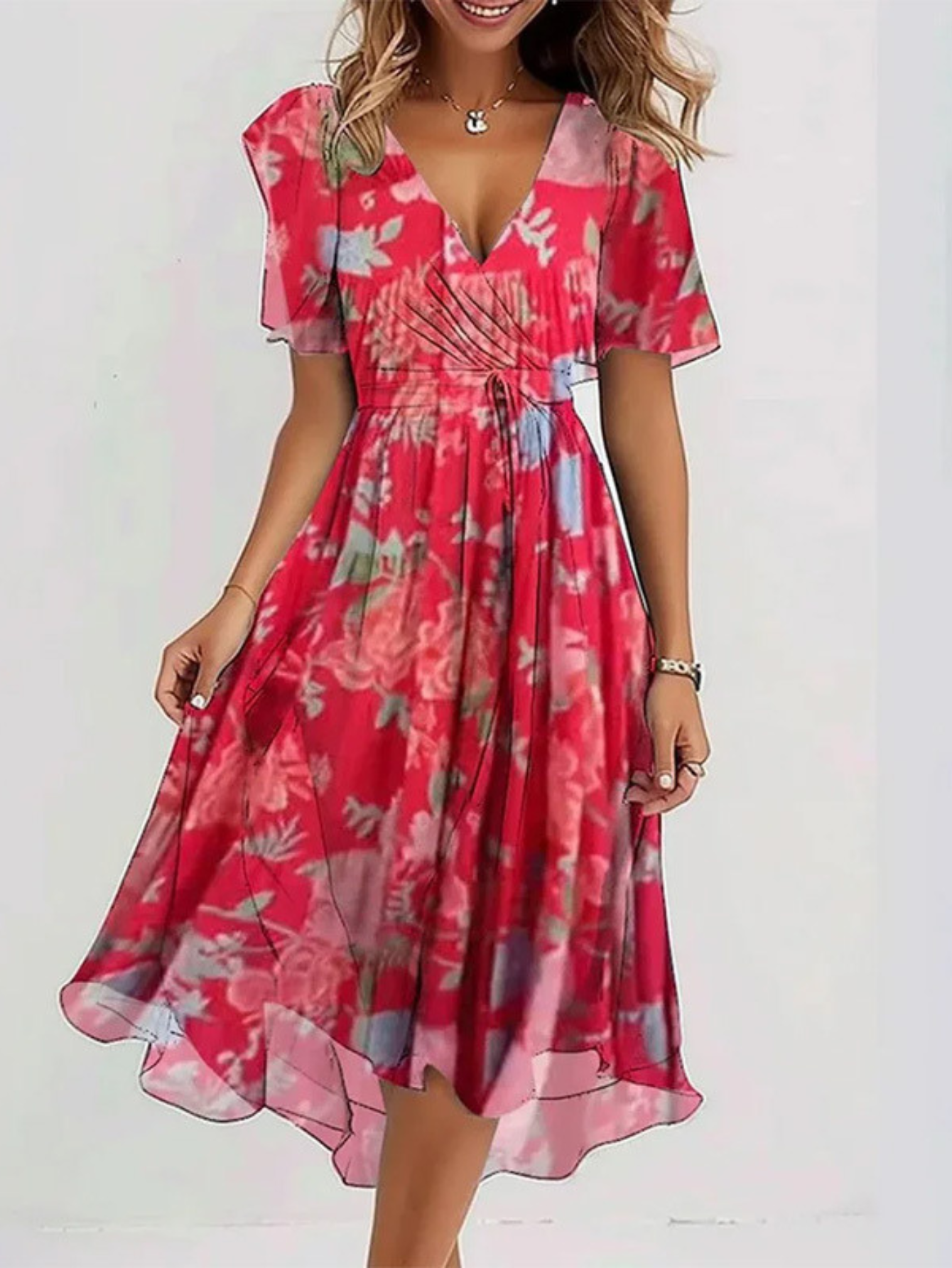Maci - Warm Tummy Cover Summer Dress - Seldom Seen Styles