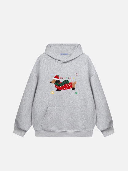 Cartoon Dachshund Hoodie
