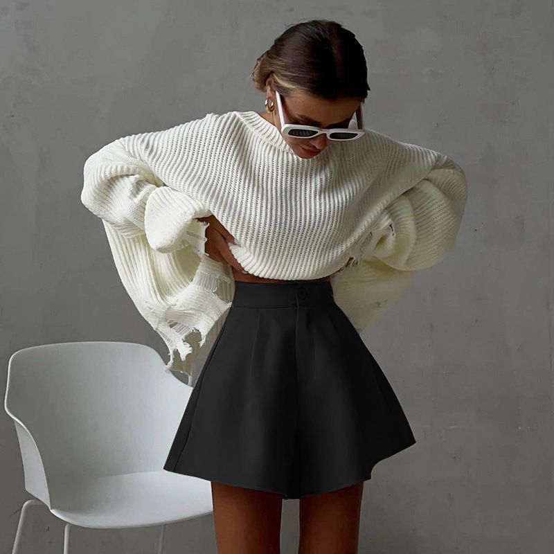 Women's High Waisted A Line Shorts Flowy Casual Mini Shorts - Seldom Seen Styles