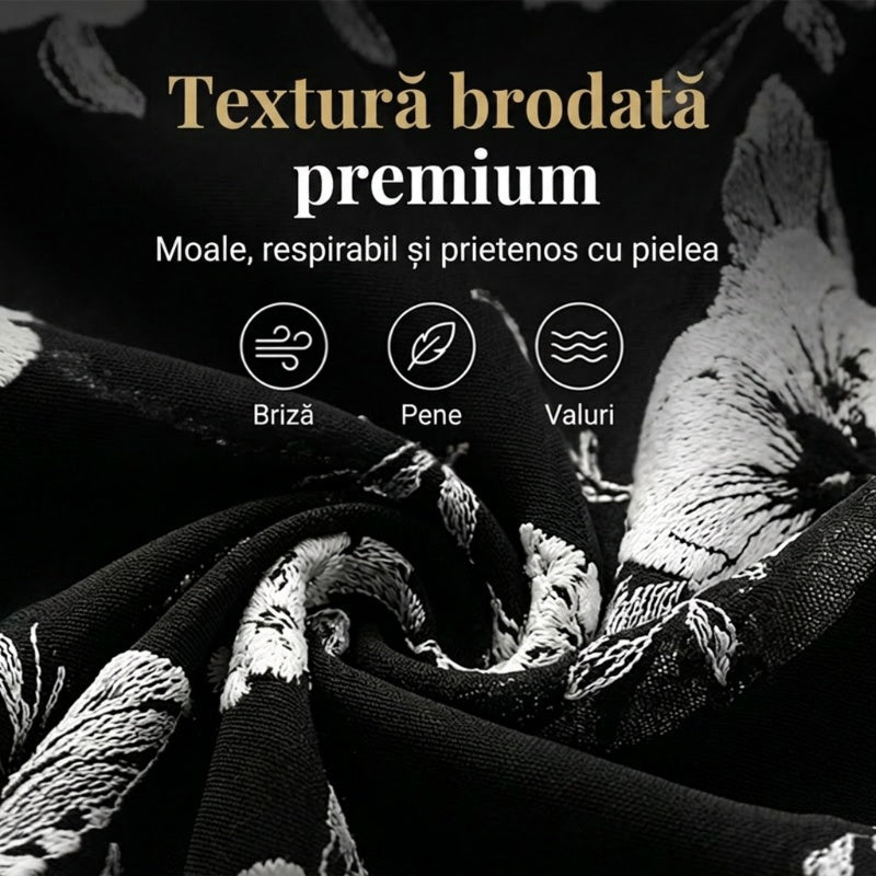 Women's Floral Chiffon Dress Short Sleeve Mesh Overlay Elegant Casual Summer Dress