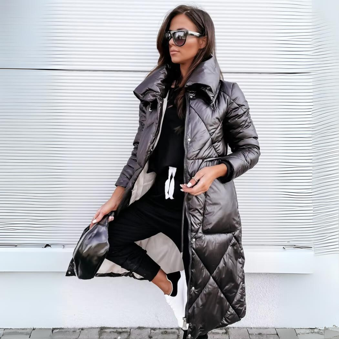 Elsa | Abrigo Largo Acolchado Elegante y Ligero - Seldom Seen Styles