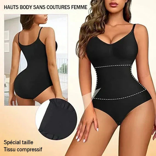 Women's Seamless Butt Lift Tummy Control Bodysuit Shapewear Slimming Compression
